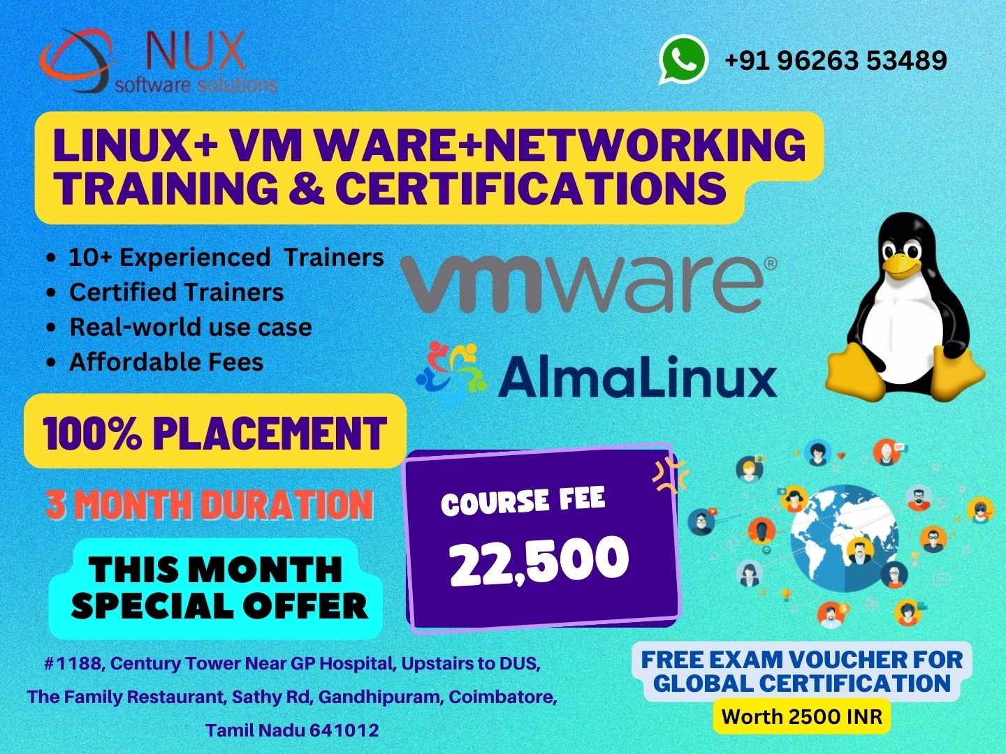 LINUX+ vm ware+ nETWORKING