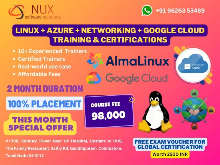 Linux + Azure + Networking + Google Cloud