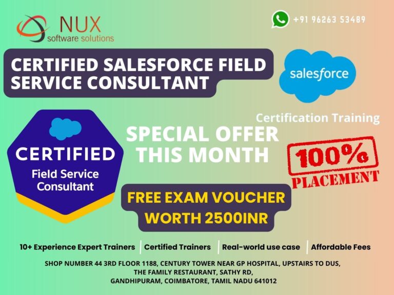 Certified Salesforce Field Service Consultant