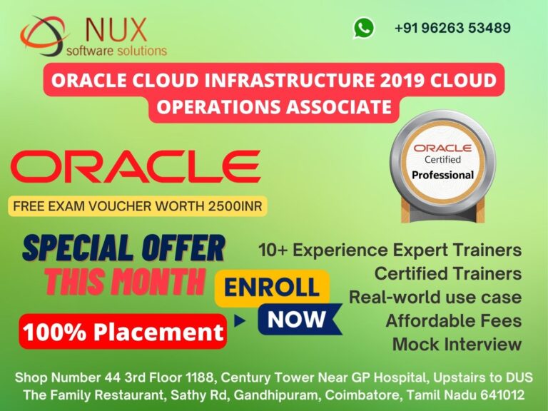 Oracle Cloud Infrastructure 2019 Cloud Operations Associate