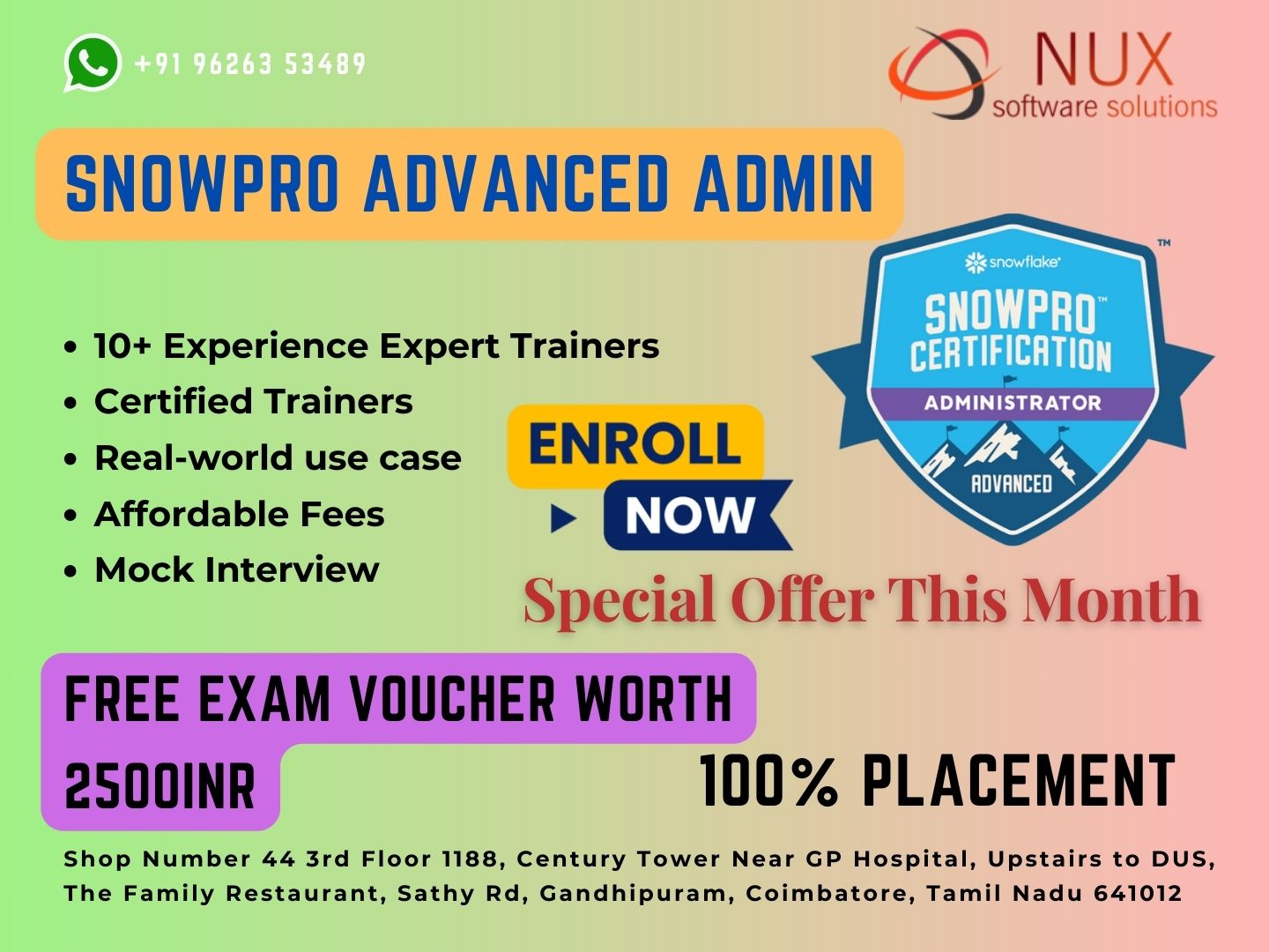 SnowPro Advanced Administrator