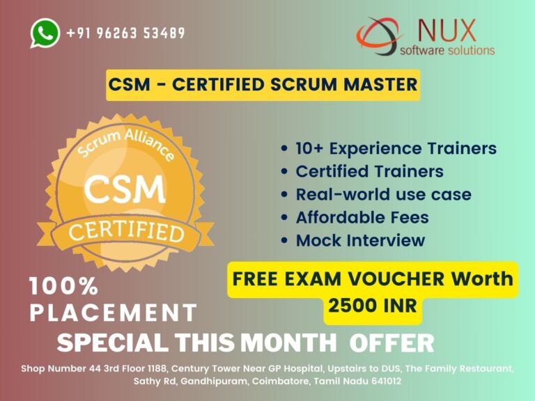 Certified Scrum Master Course