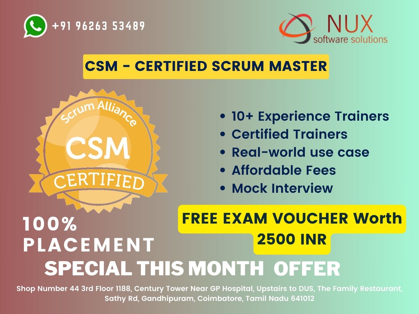 Certified Scrum Master Course