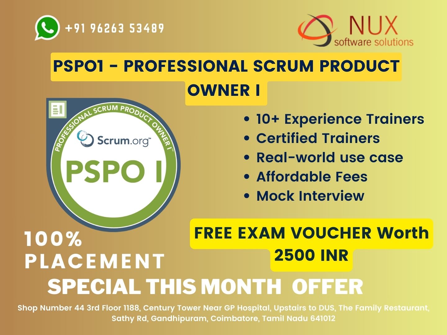 Professional Scrum Product Owner I