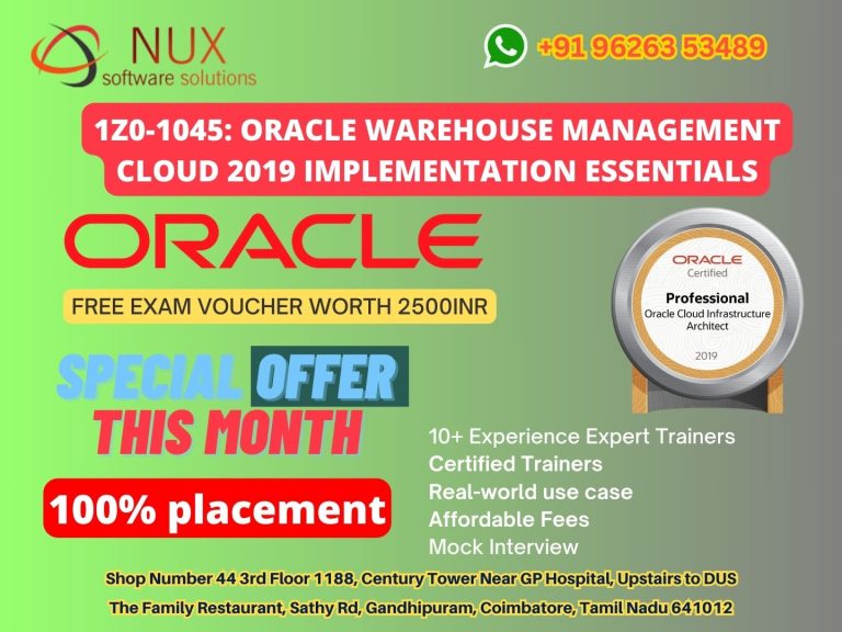 1Z0-1045_ Oracle Warehouse Management Cloud 2019 Implementation Essentials