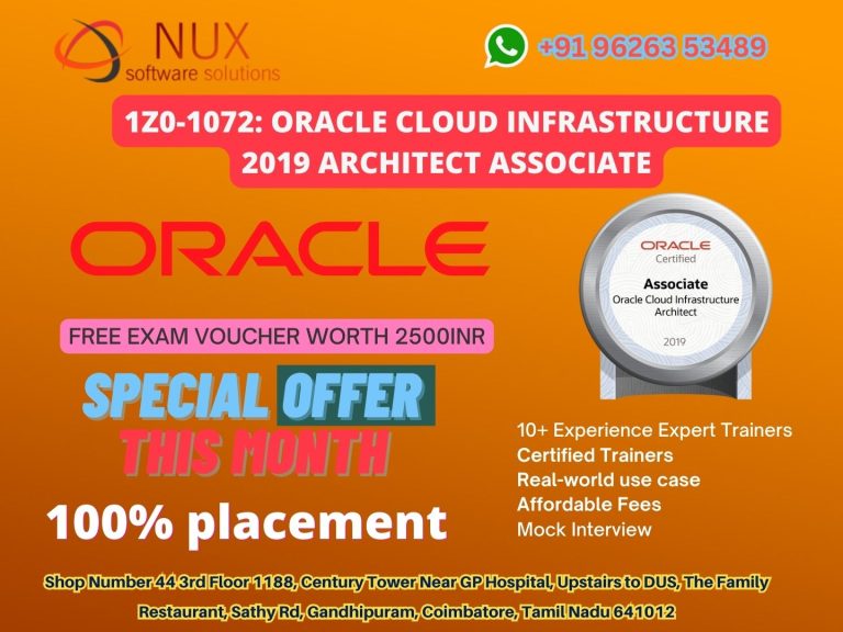 1Z0-1072_ Oracle Cloud Infrastructure 2019 Architect Associate