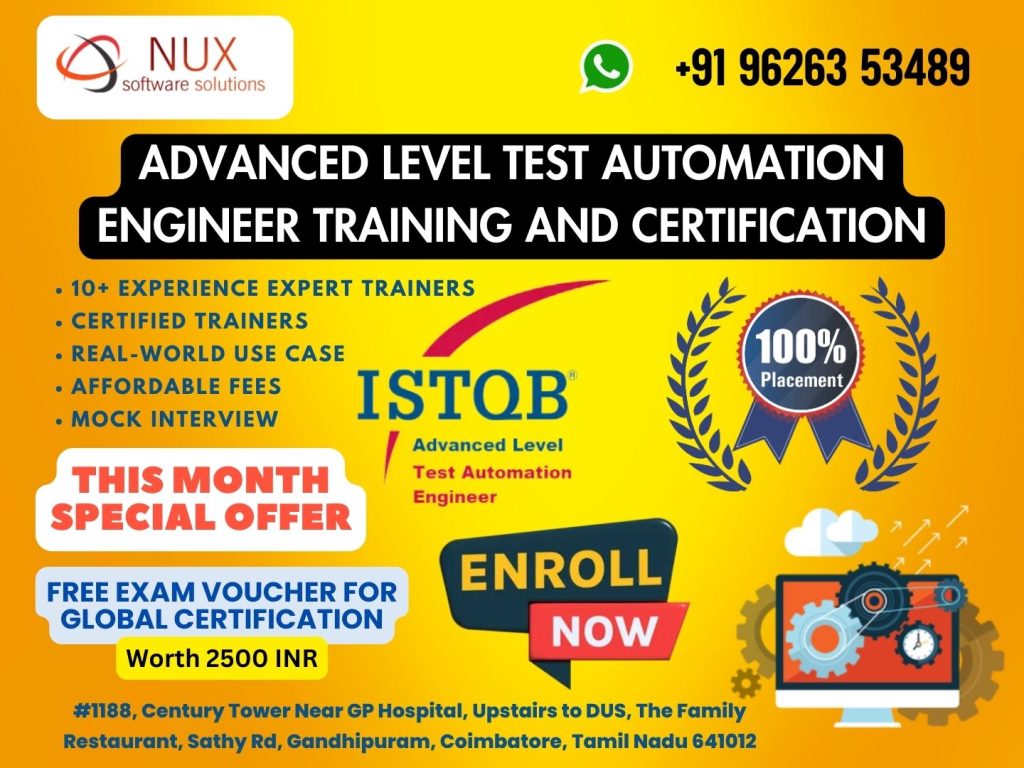 Advanced Level Test Automation Engineer