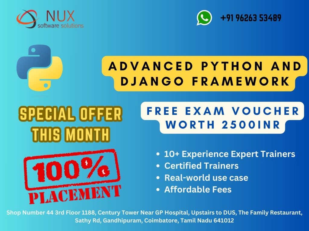 Advanced Python and Django framework