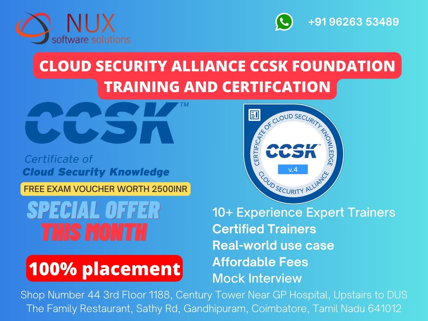 Cloud Security Alliance CCSK Foundation