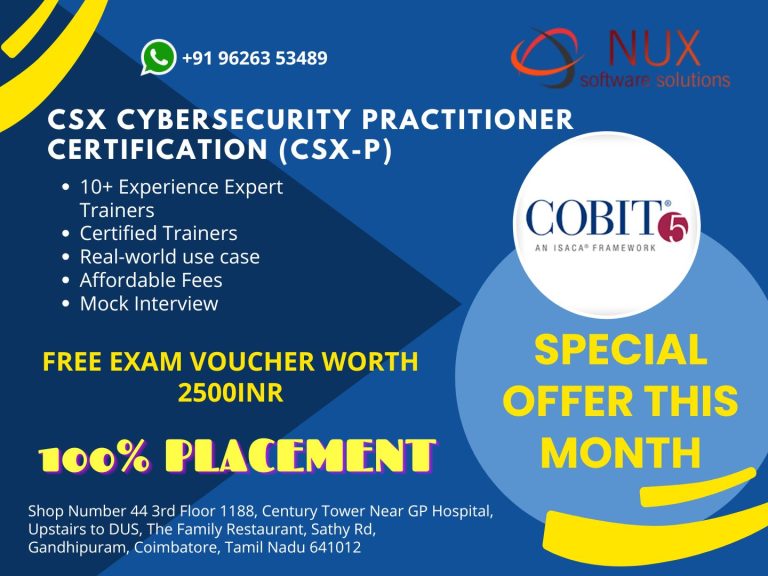 CSX Cybersecurity Practitioner (CSX-P) Certification Training in Coimbatore