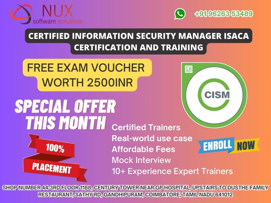 Certified Information Security Manager