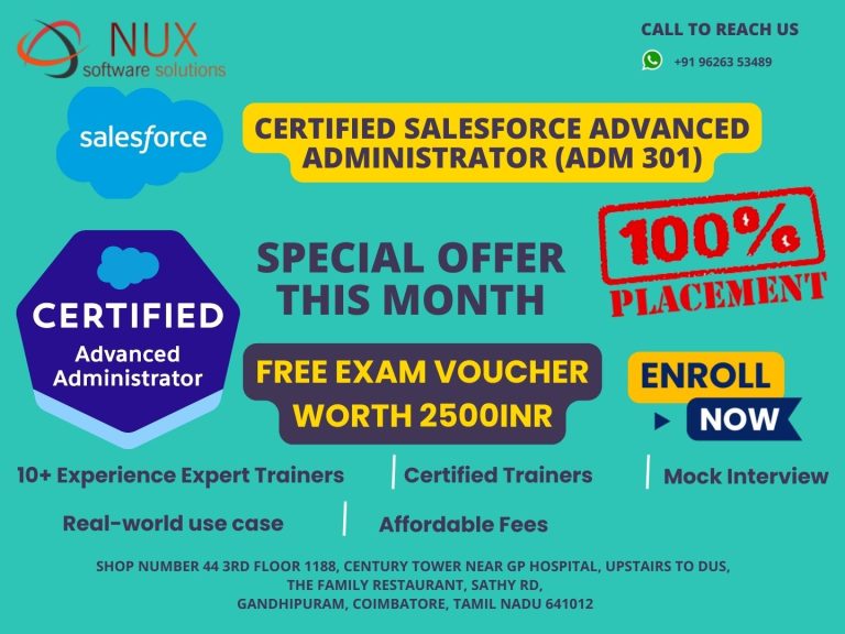 Certified Salesforce Advanced Administrator (ADM 301)