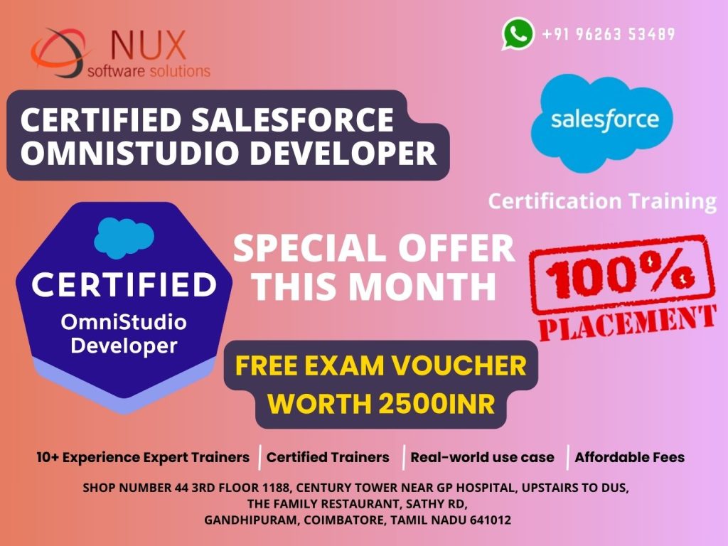 Certified Salesforce Omnistudio Developer