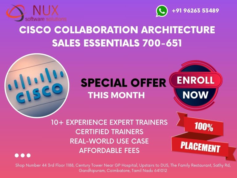 Cisco Collaboration Architecture Sales Essential (CCASE-700-651)