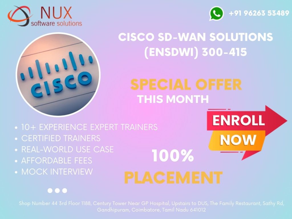 Cisco SD-WAN Solutions (ENSDWI) 300-415