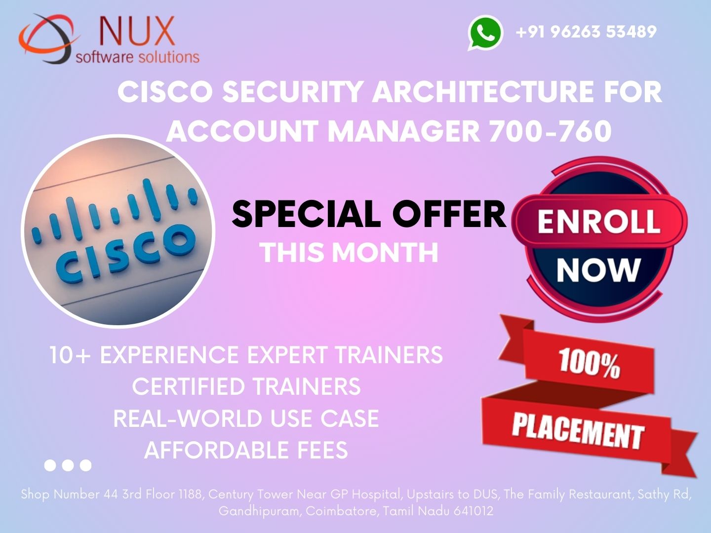 Cisco Security Architecture for Account Manager (700-760) Training and Certification