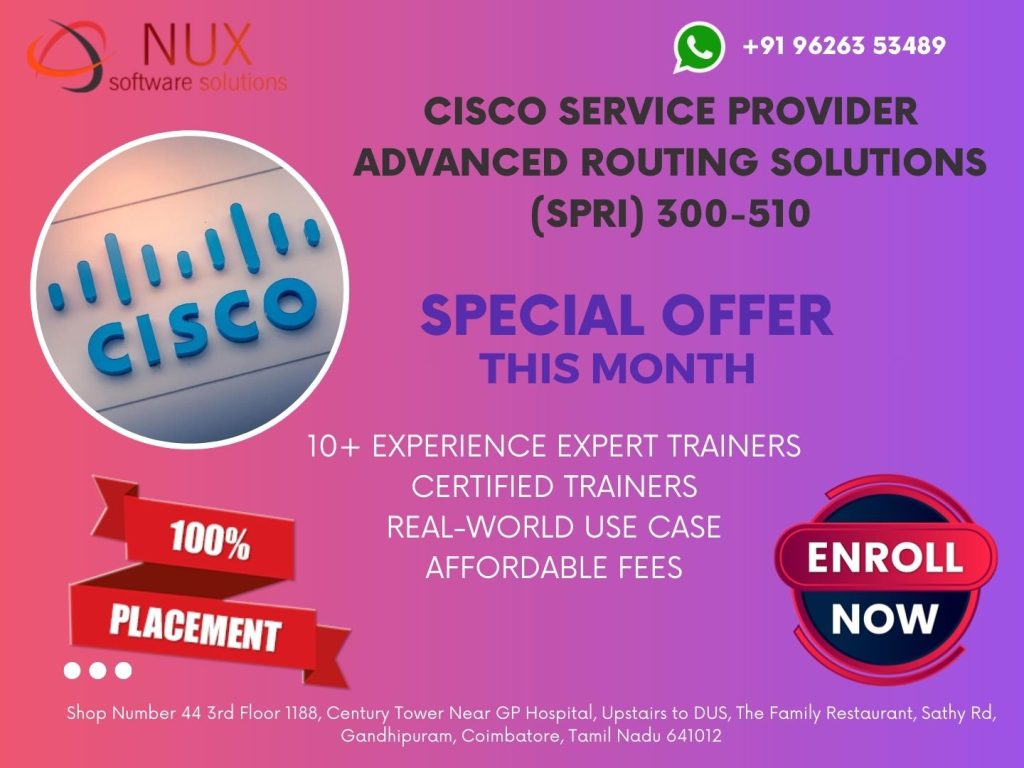 Cisco Service Provider Advanced Routing Solutions (SPRI) 300-510