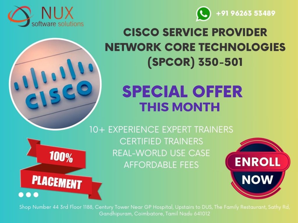 Cisco Service Provider Network Core Technologies (SPCOR) 350-501