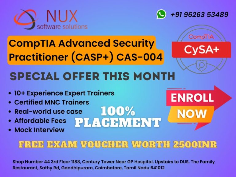 CompTIA Advanced Security Practitioner (CASP+) CAS-004