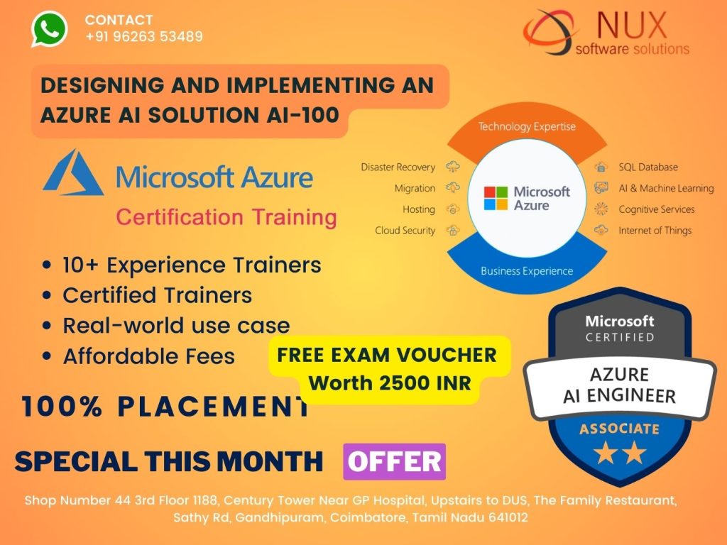 Microsoft Certified: Designing and Implementing an Azure AI Solution AI-100 Training and Certification