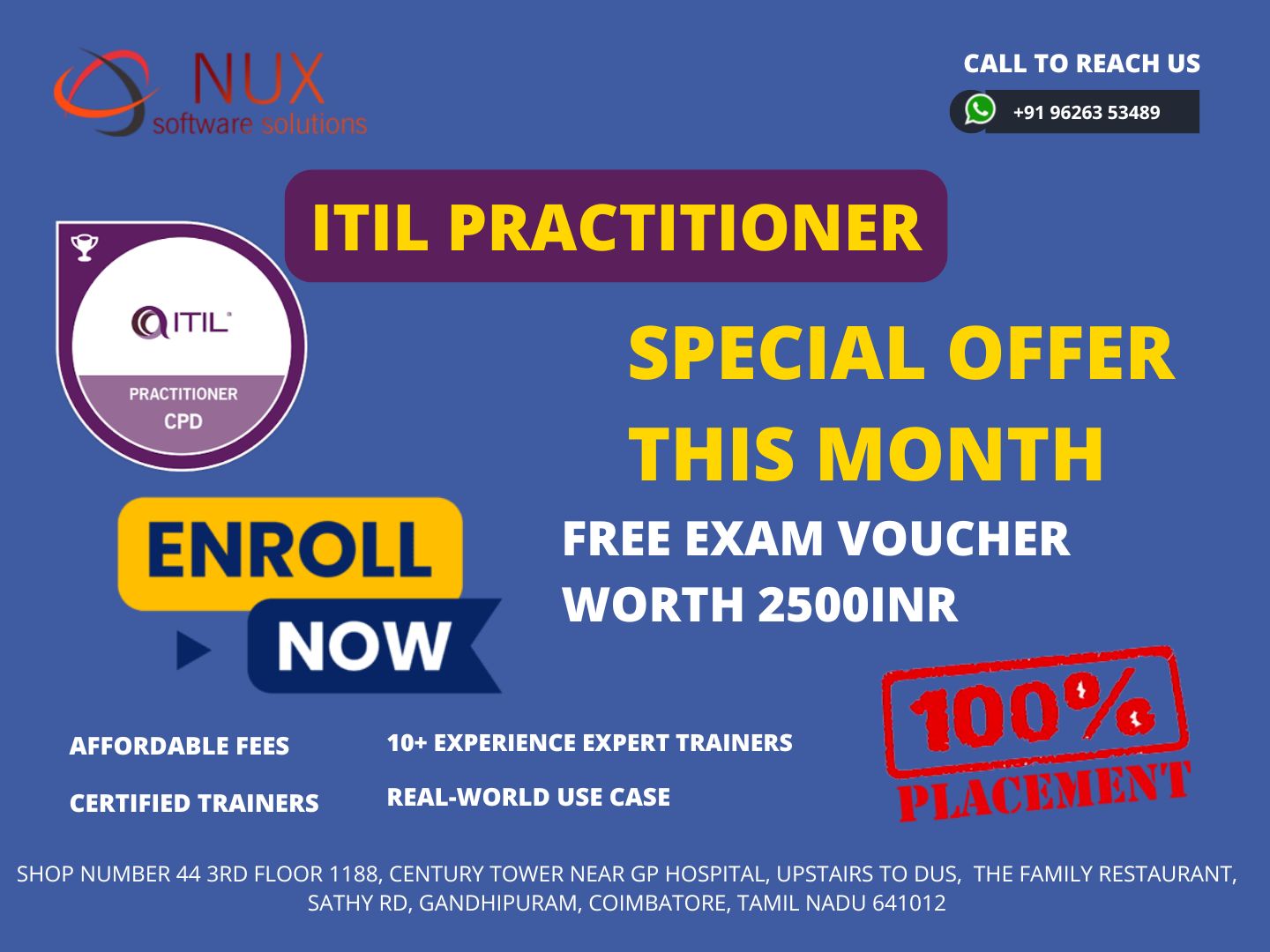 ITIL Practitioner Training in Coimbatore