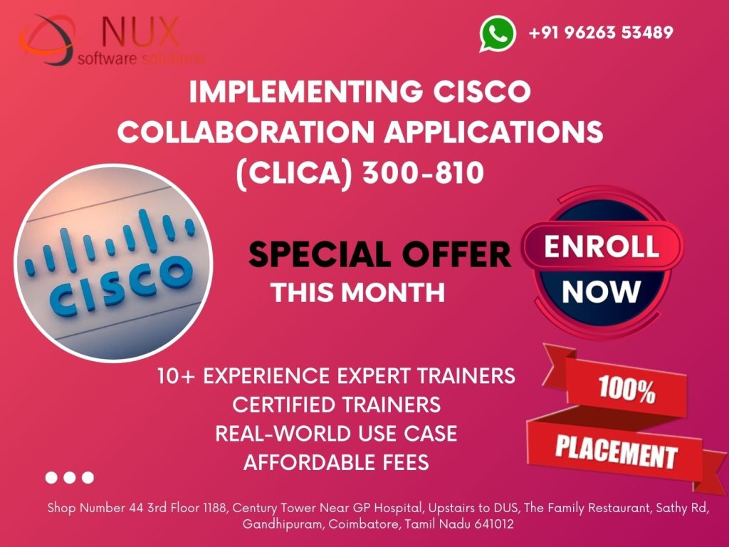 Implementing Cisco Collaboration Applications (CLICA) 300-810