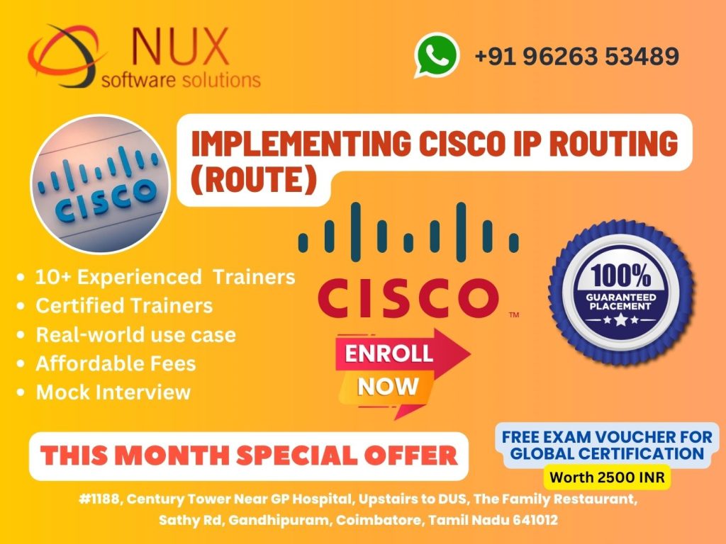 Implementing Cisco IP Routing (ROUTE) Courses Training