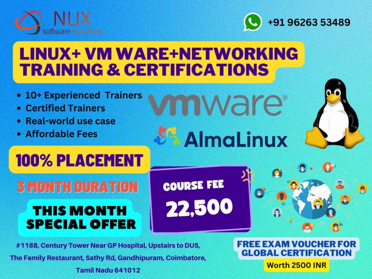 LINUX+ vm ware+ nETWORKING