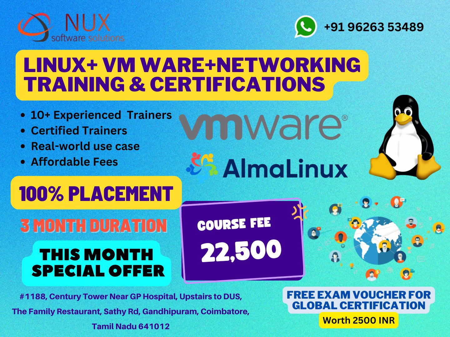 LINUX+ vm ware+ nETWORKING