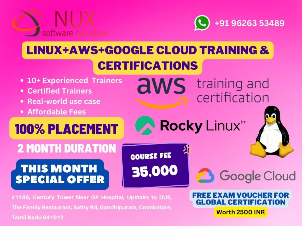 LINUX+aws+ gOOGLEcLOUD