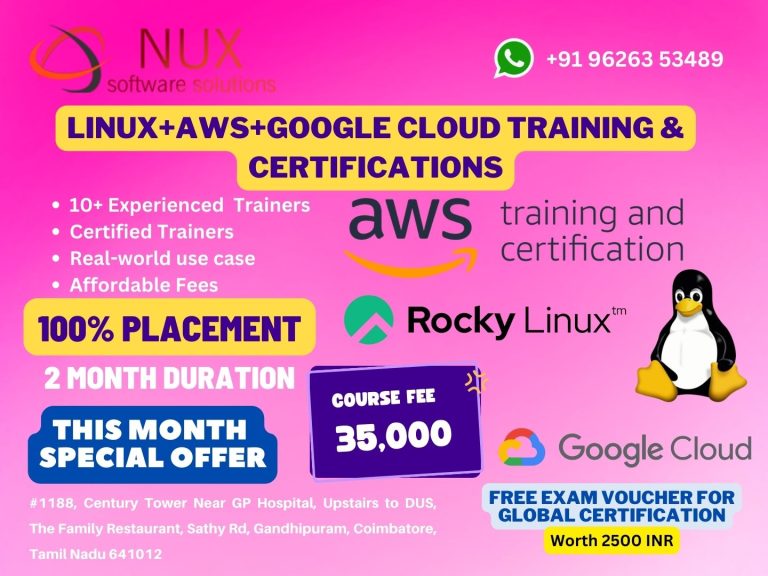 LINUX+aws+ gOOGLEcLOUD