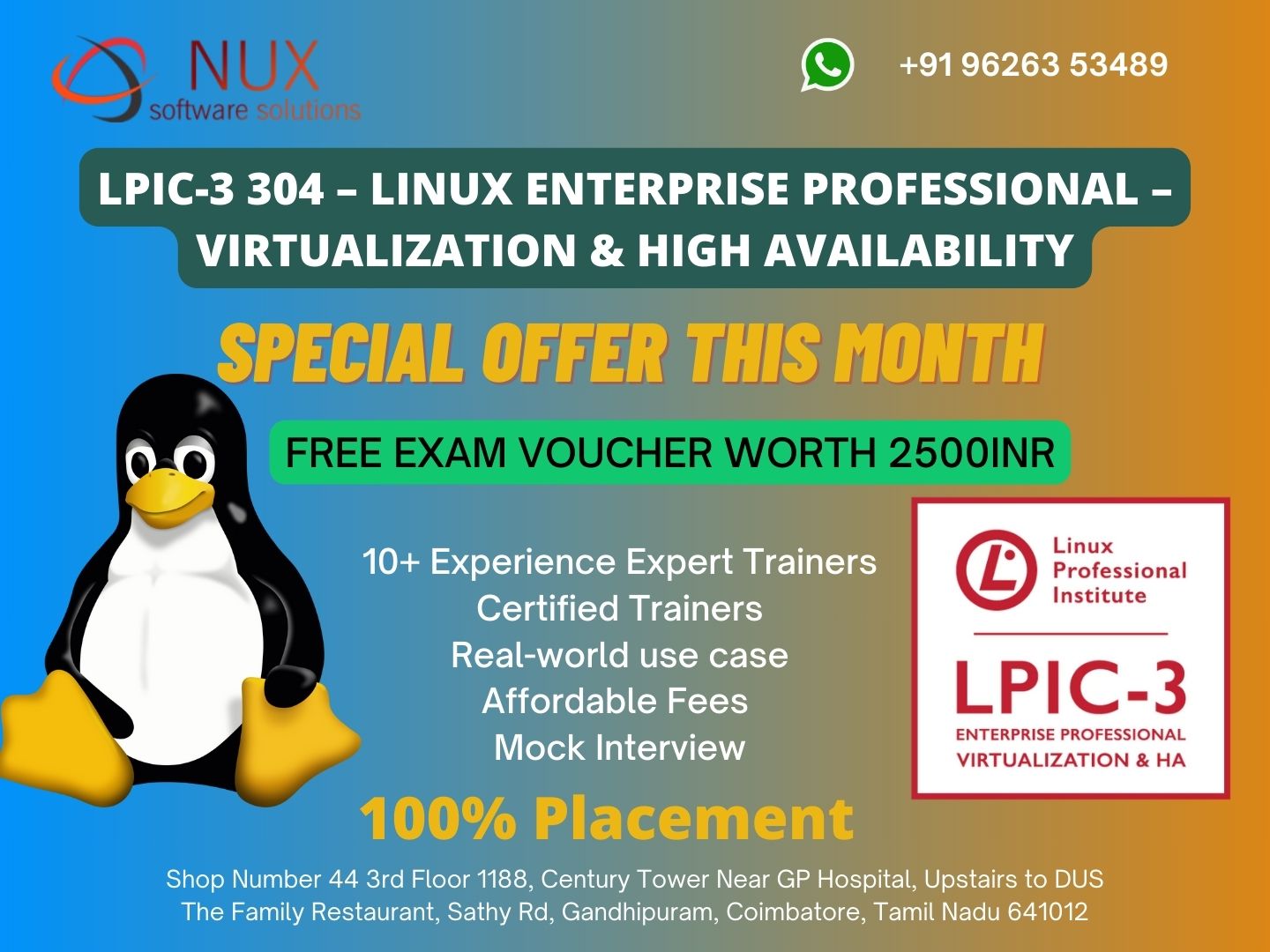 LPIC-3 304 - Linux Enterprise Professional - Virtualization & High Availability