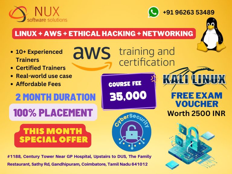 Linux-AWS+Ethical-Hacking-Networking