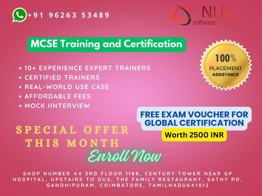 MCSE Training and Certification