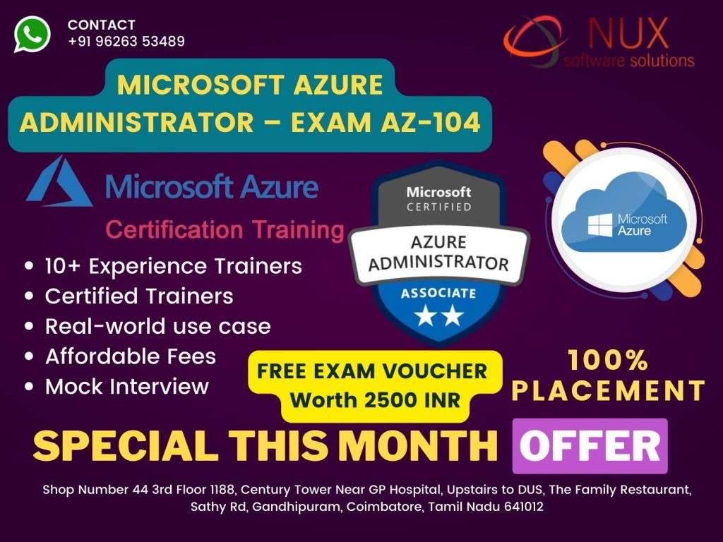 Microsoft Certified: Azure Administrator - Exam AZ-104 Training and certification