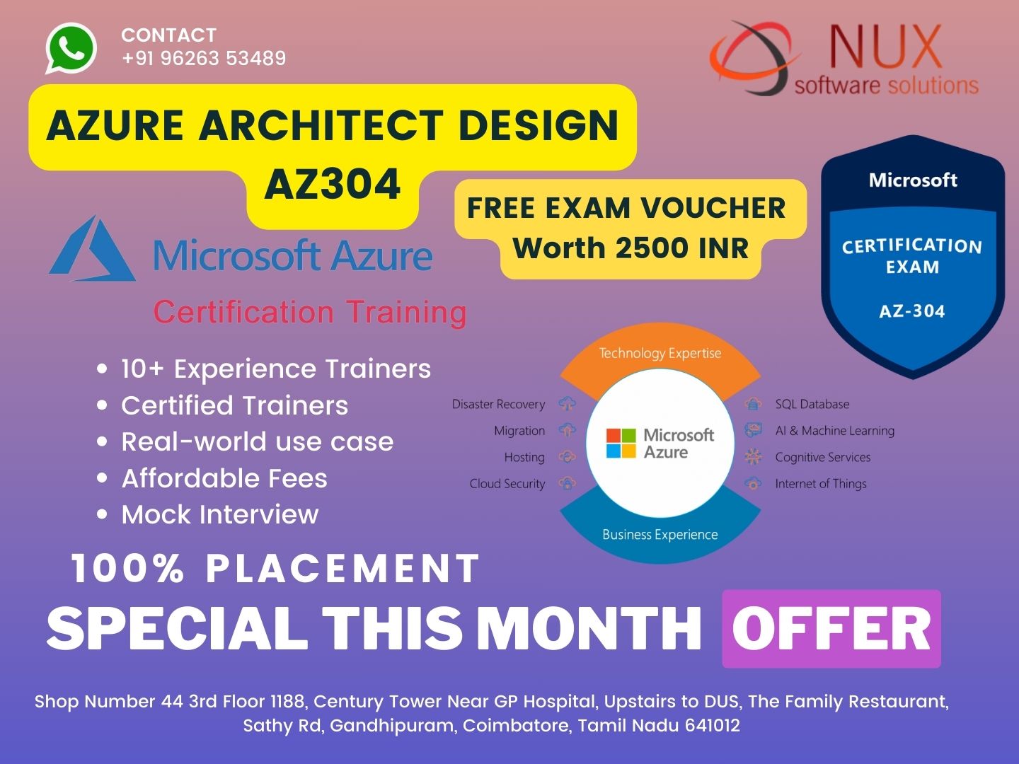 Microsoft Certified: Microsoft Azure Architect Design - AZ304