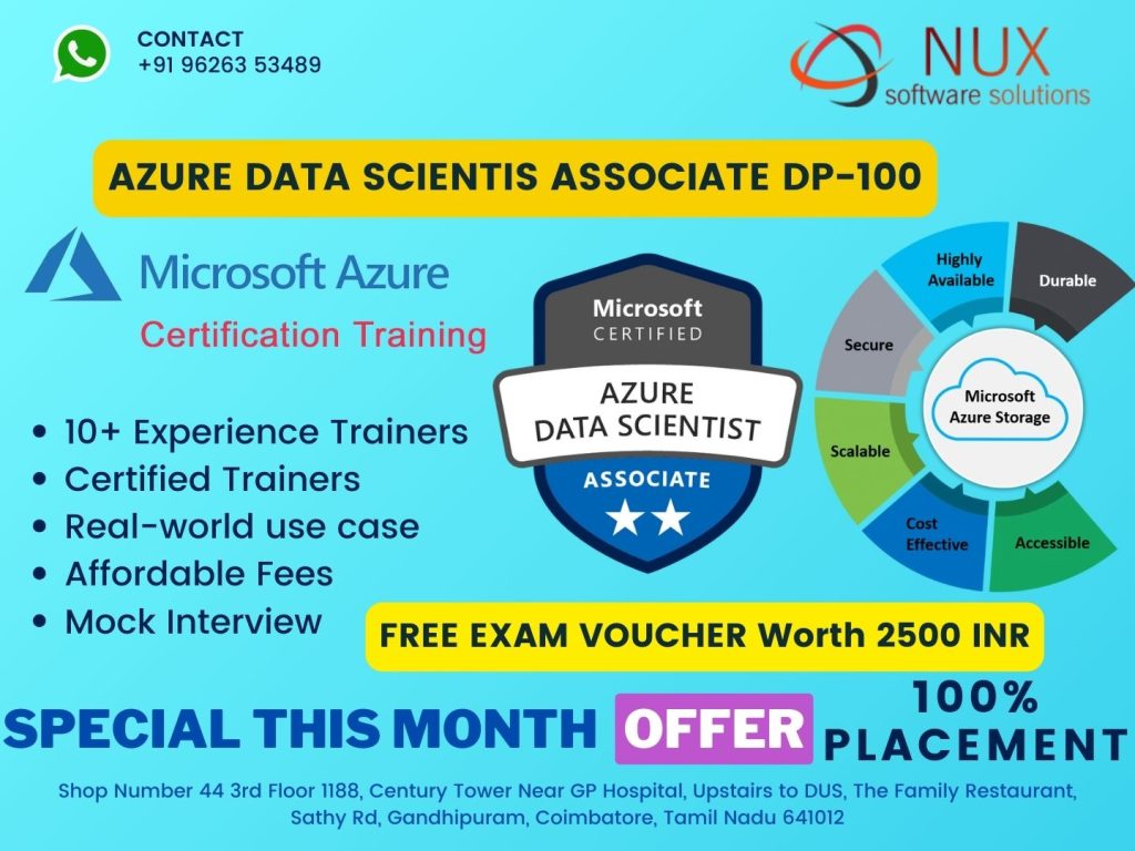 Microsoft Certified: Microsoft Azure Data Scientist Associate - DP-100 Training and certification