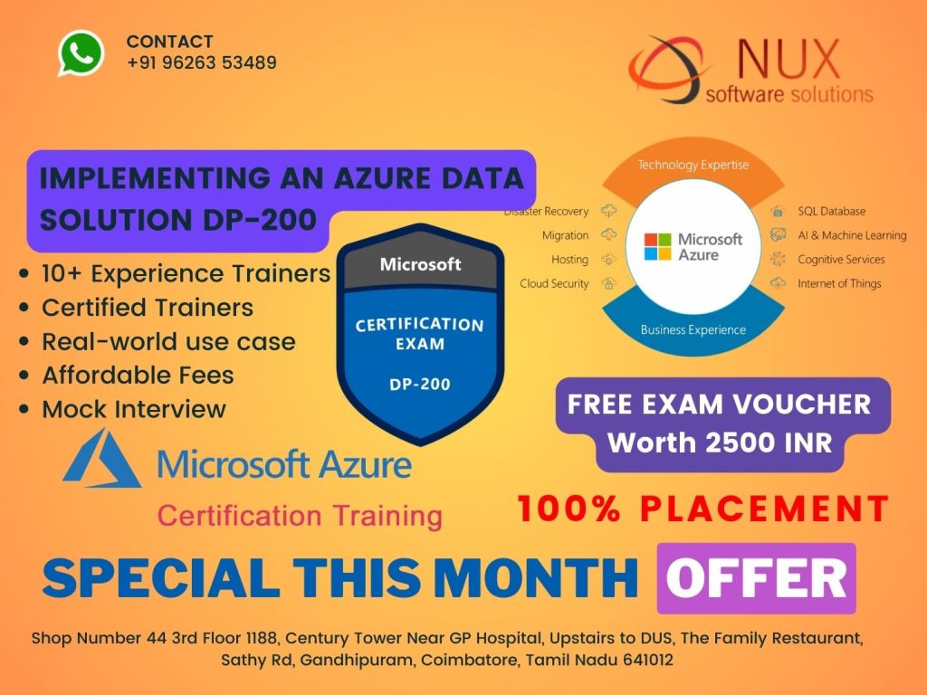 Microsoft Certified: Implementing an Azure Data Solution DP-200 Training and Certification