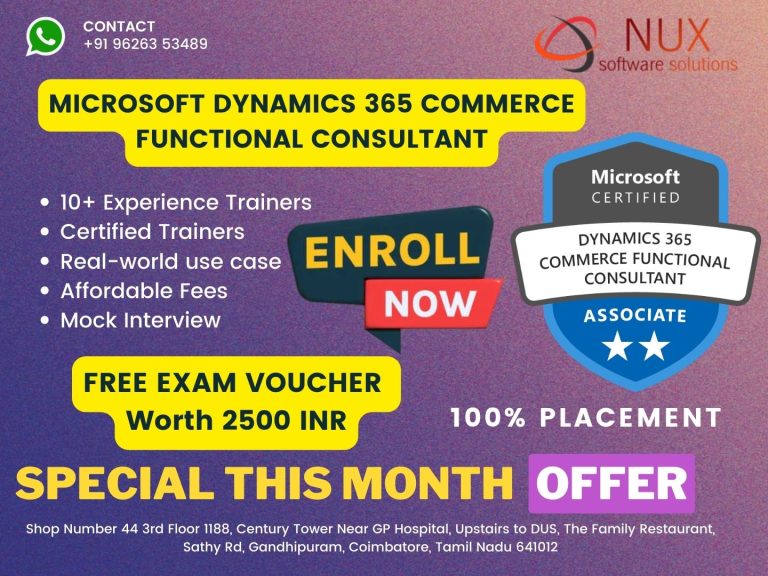 Microsoft Dynamics 365 Commerce Functional Consultant