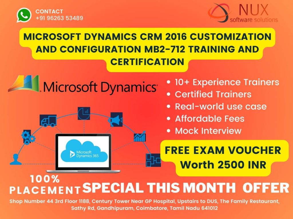 Microsoft Dynamics CRM 2016 Customization and Configuration MB2-712