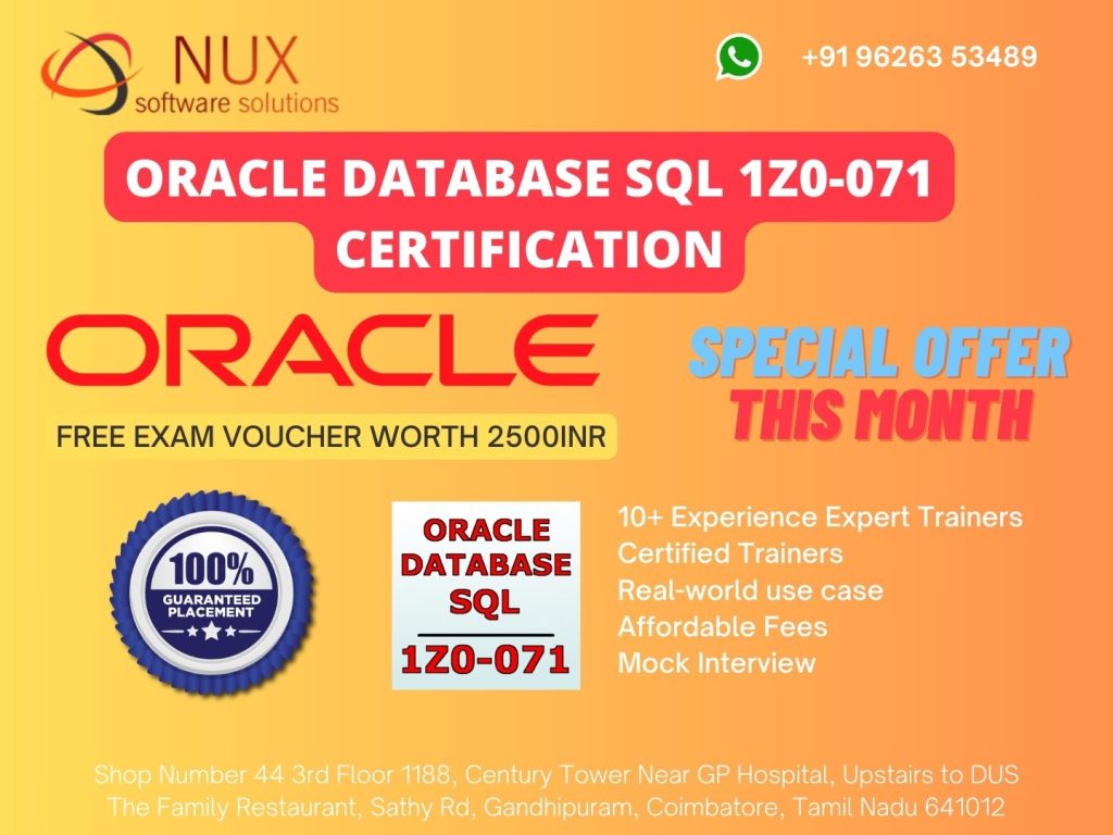 Oracle Database SQL - 1Z0-071