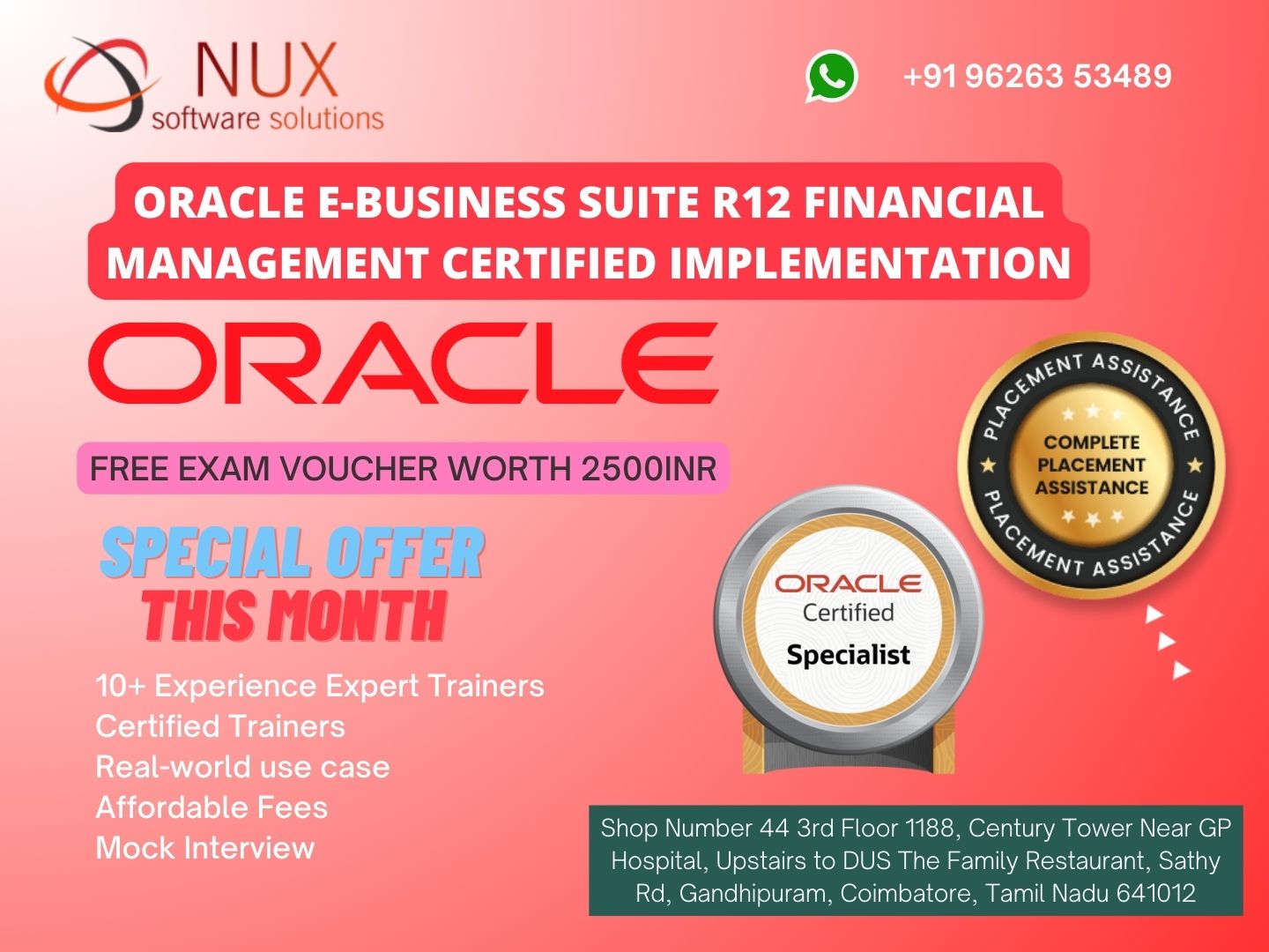 Oracle E-Business Suite R12 Financial Management Certified Implementation