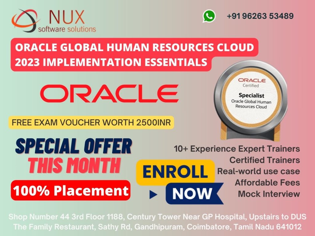 Oracle Global Human Resources Cloud 2023 Implementation