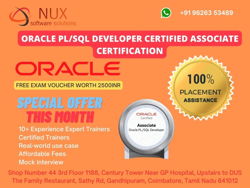 Oracle PL/SQL Developer Certified Associate