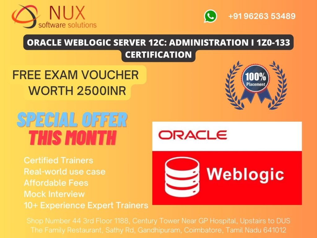 Oracle WebLogic Server 12c: Administration I 1Z0-133