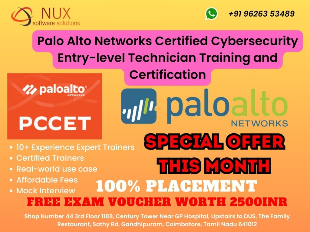 Palo Alto Networks Certified Cybersecurity Entry-level Technician