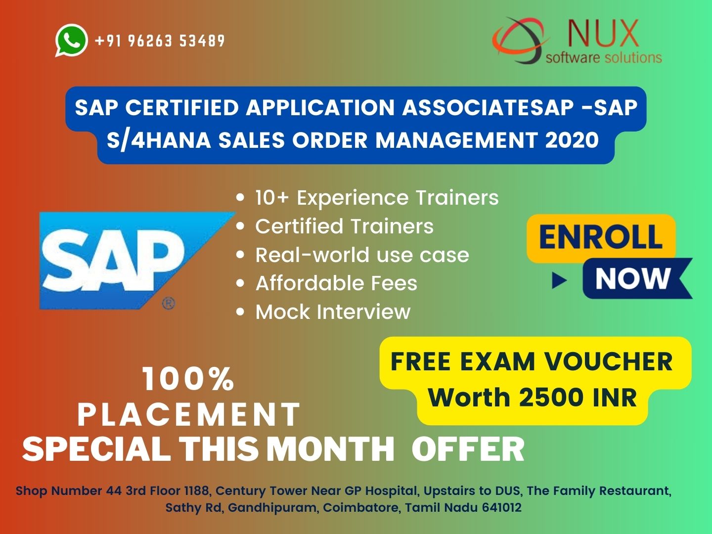 SAP Certified Application Associate - SAP S_4HANA Sales Order Management 2020