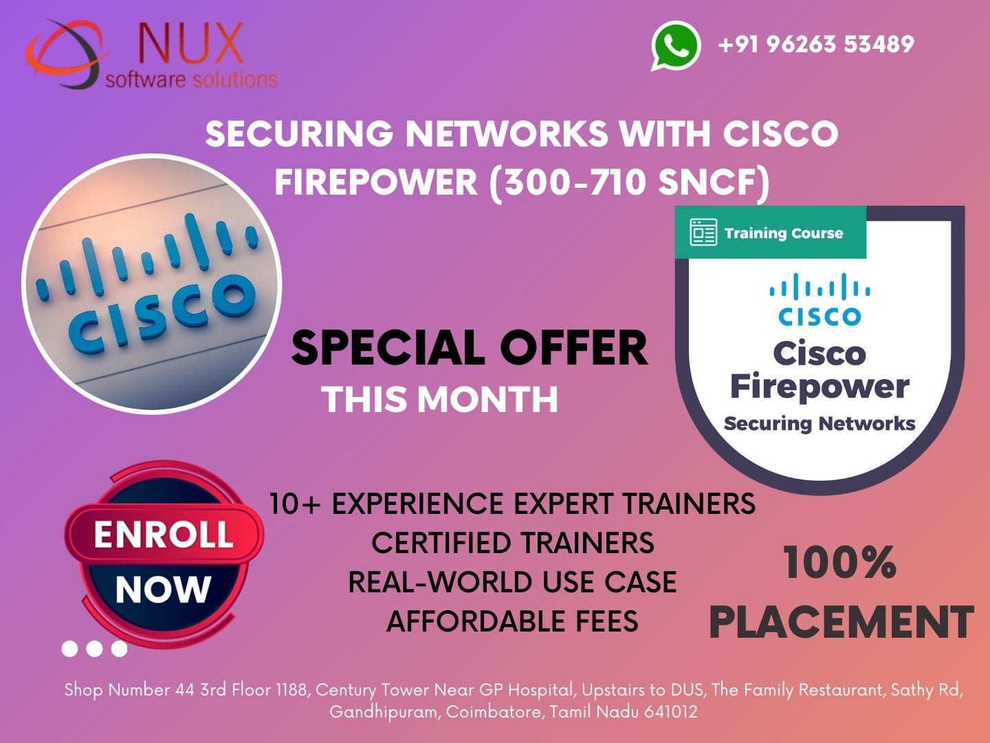 Securing Networks with Cisco Firepower (300-710 SNCF)