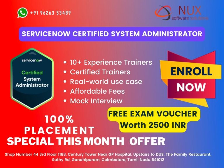 ServiceNow Certified System Administrator